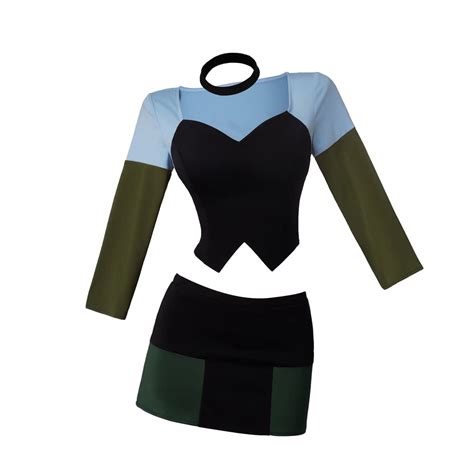 Womens Total Drama Island Gwen Cosplay Costume Suits Crop。